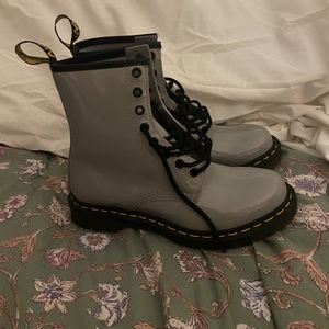 Dr. Martens1460 WOMEN'S PATENT LEATHER LACE UP BOOTS US 8